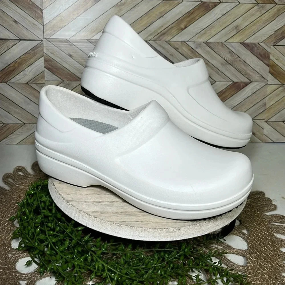 CROCS‎ Dual Comfort Clogs White